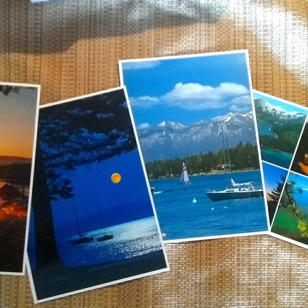 Lake Tahoe postcards
